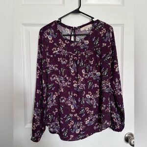 LOFT Long Sleeve Blouse